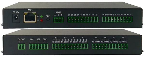 внешние интерфейсы SIP-контроллера SIP-T30