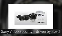 4-сенсорная камера SNC-WL862 от Sony driven by Bosch – высокое разрешение, обзор на 360°
