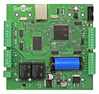 Сетевой контроллер Smartec ST-NC221 для создания СКУД с памятью до 10 000 пользователей и возможностью автономной работы